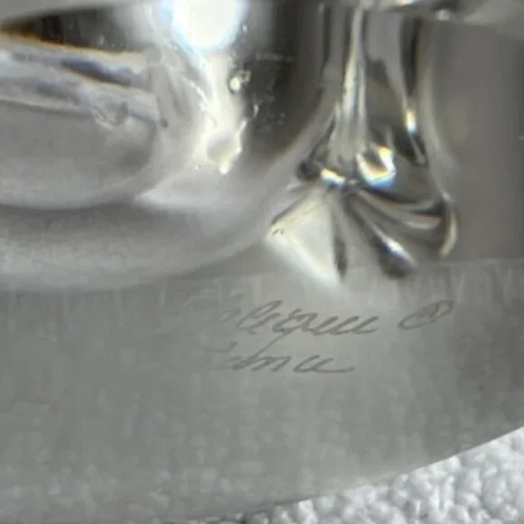 VINTAGE Lalique France Crystal Vase Figurine Frosted Glass Sylvie Doves - Picture 12 of 15